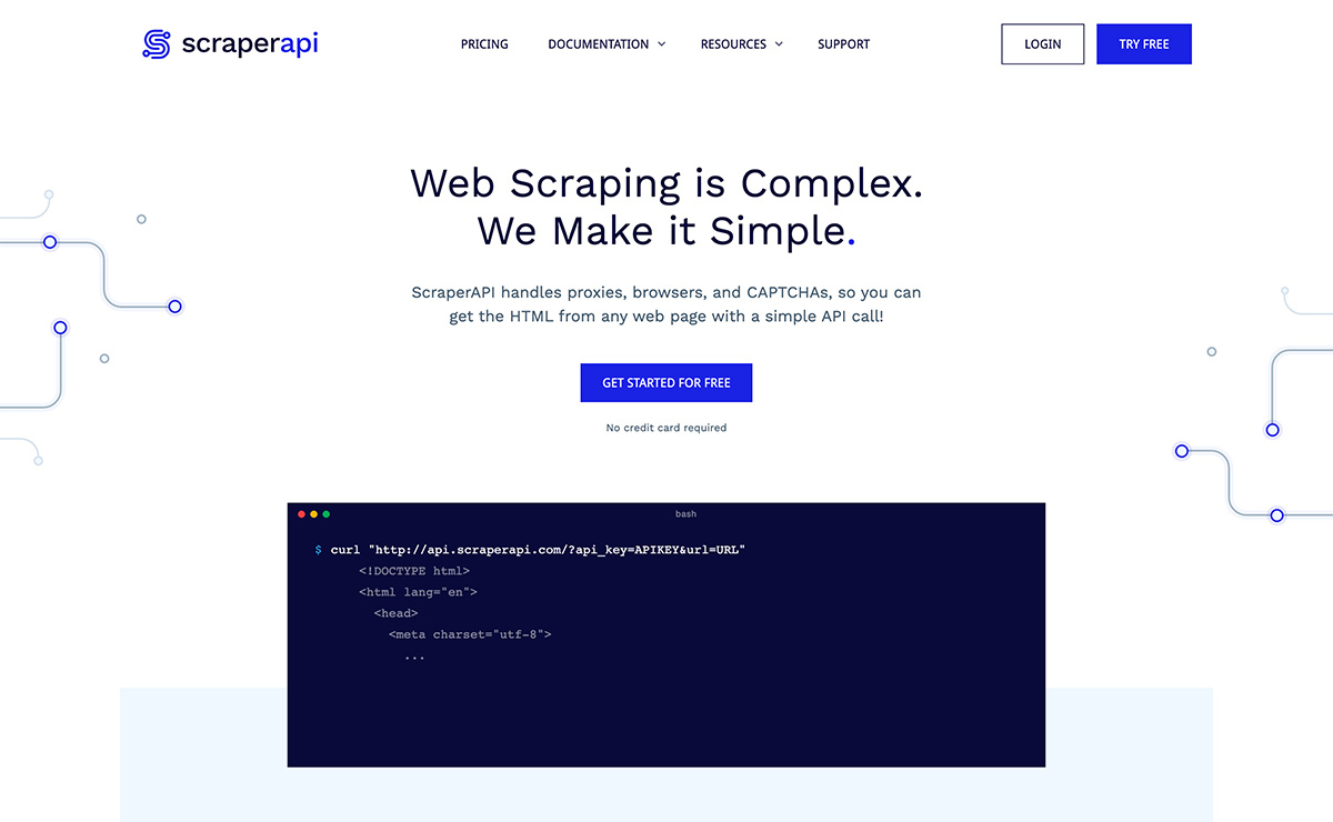 Proxy-API für Web Scraping