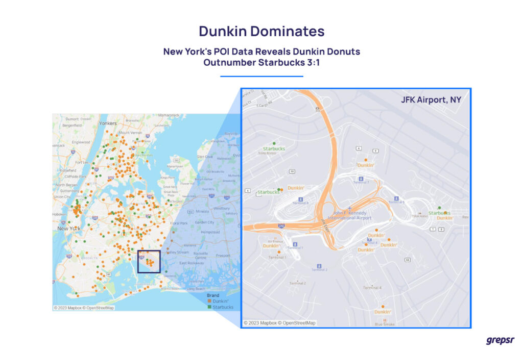 Dunkin-Donuts-Starbucks-POI-Daten-NYC
