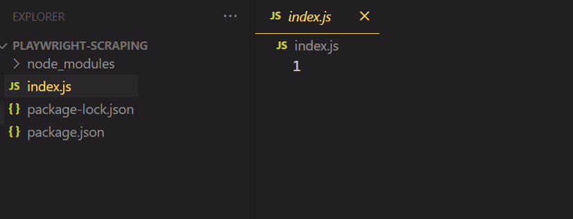 Erstellen Sie die Datei index.js