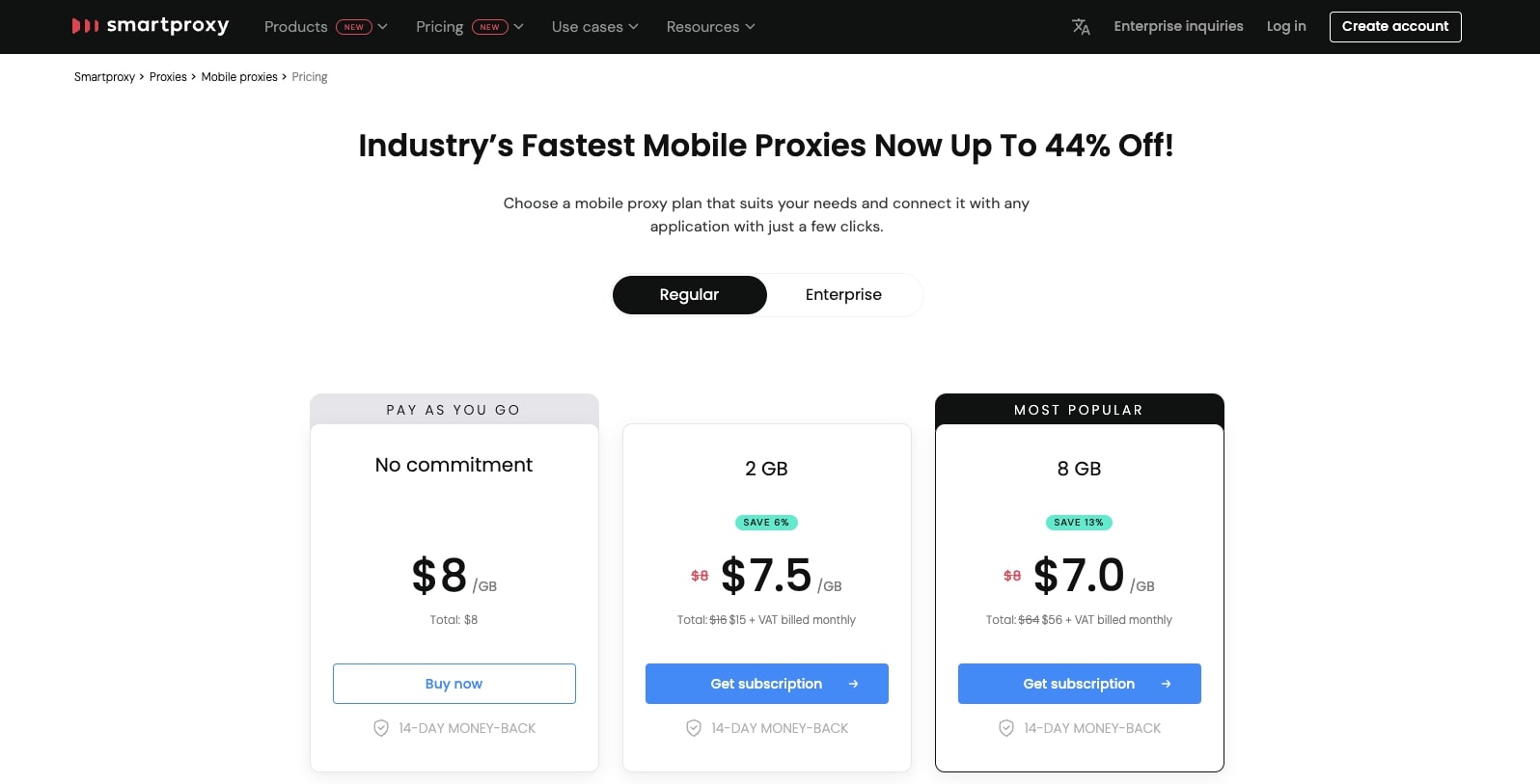 Proxy pintar untuk pengikisan LinkedIn