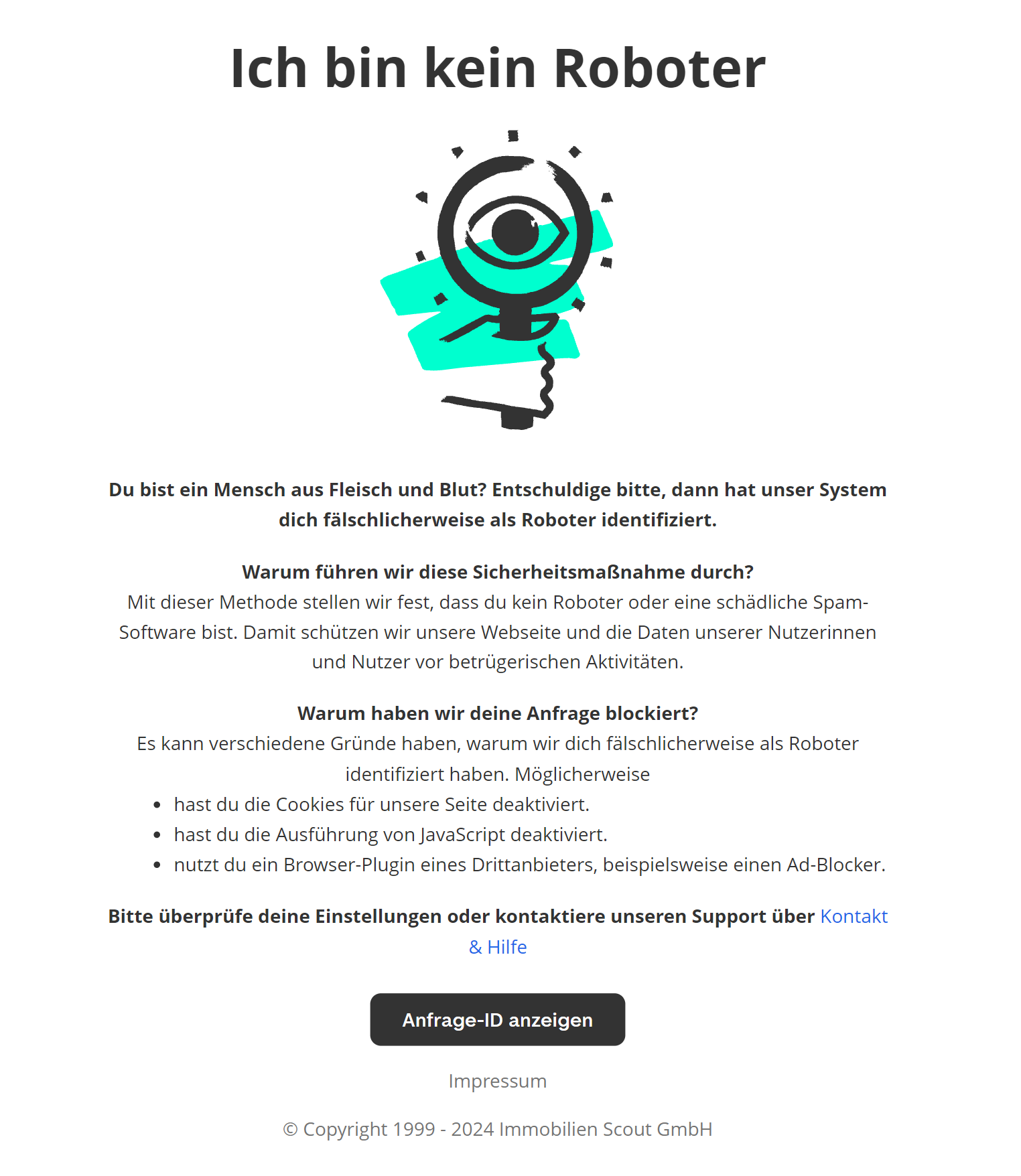 Du bist ein Roboter