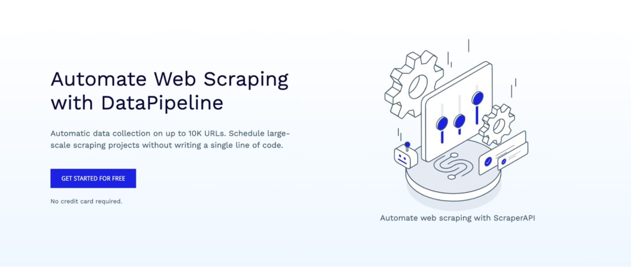 Hauptseite für Scraperapi -Datenapipeline